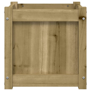 vidaXL Garden Planter 40x40x40 cm Impregnated Wood Pine