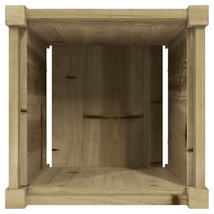 vidaXL Garden Planter 40x40x40 cm Impregnated Wood Pine