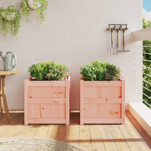 vidaXL Garden Planters 2 pcs Solid Wood Douglas