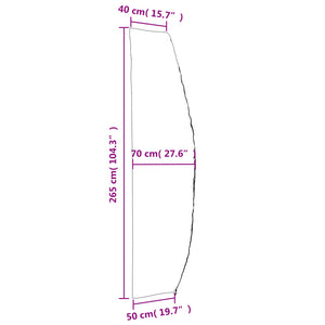 vidaXL Garden Umbrella Covers 2 pcs 265x50/70/40 cm 420D Oxford Fabric