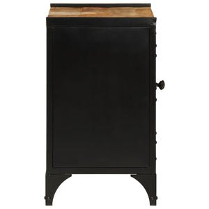 vidaXL Bathroom Sink Cabinet 55x35x60 cm Iron and Solid Wood Mango