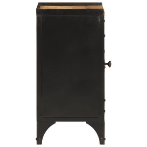 vidaXL Bathroom Cabinet 40x30x60 cm Iron and Solid Wood Mango