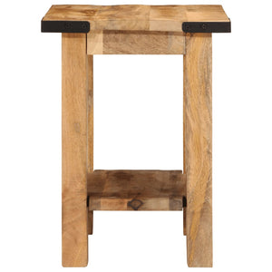 vidaXL Side Table 40x30x40 cm Solid Rough Wood Mango