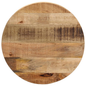 vidaXL Table Top Ø 40x1.5 cm Round Solid Wood Rough Mango