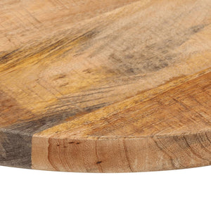 vidaXL Table Top Ø 50x1.5 cm Round Solid Wood Rough Mango