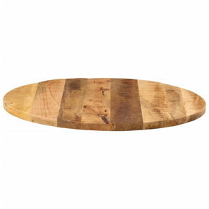 vidaXL Table Top Ø 70x2.5 cm Round Solid Wood Rough Mango