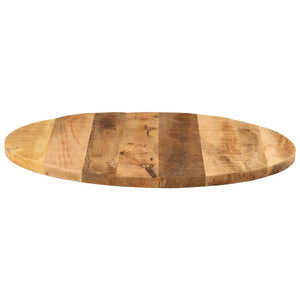 vidaXL Table Top Ø 70x3.8 cm Round Solid Wood Rough Mango