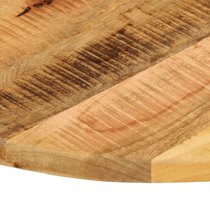 vidaXL Table Top Ø 80x3.8 cm Round Solid Wood Rough Mango