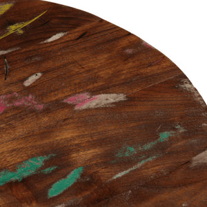 vidaXL Table Top Ø 40x1.5 cm Round Solid Wood Reclaimed