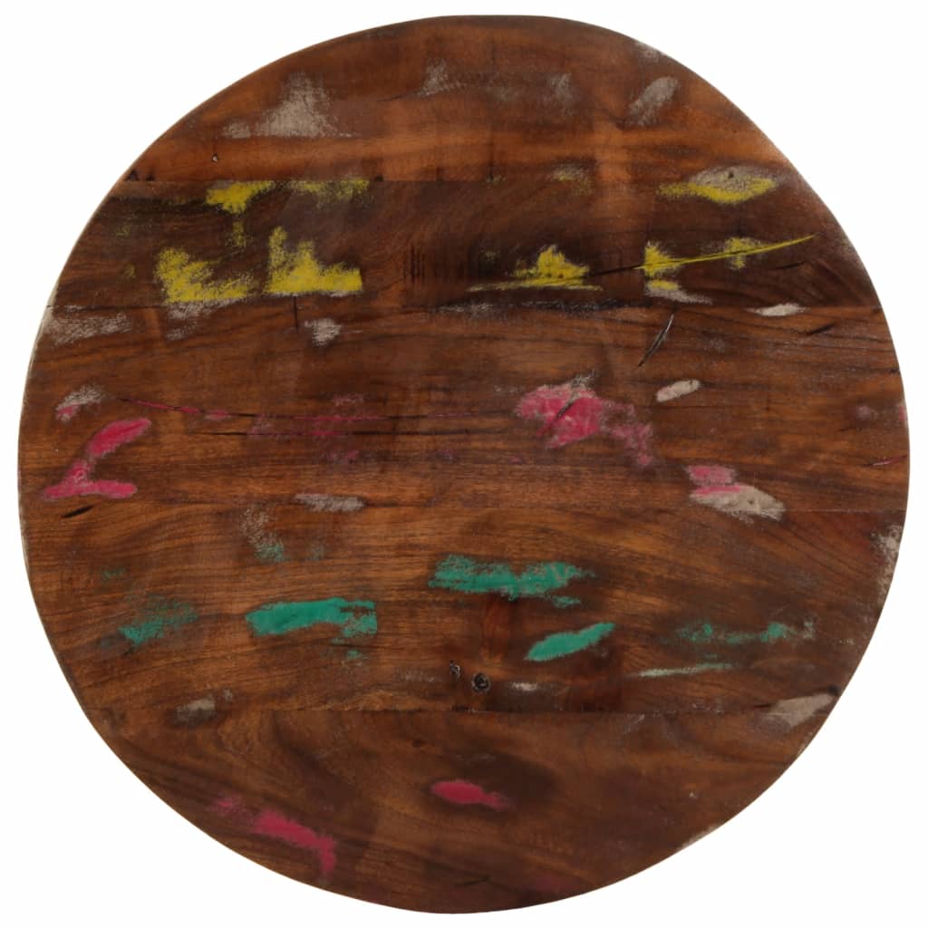 vidaXL Table Top Ø 40x2.5 cm Round Solid Wood Reclaimed