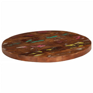 vidaXL Table Top Ø 40x2.5 cm Round Solid Wood Reclaimed