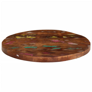 vidaXL Table Top Ø 40x2.5 cm Round Solid Wood Reclaimed