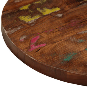 vidaXL Table Top Ø 40x2.5 cm Round Solid Wood Reclaimed