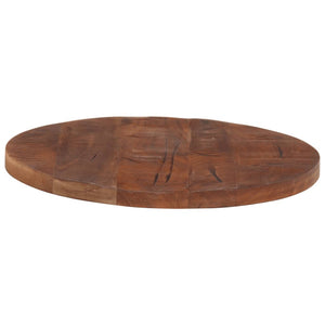 vidaXL Table Top Ø 40x3.8 cm Round Solid Wood Reclaimed