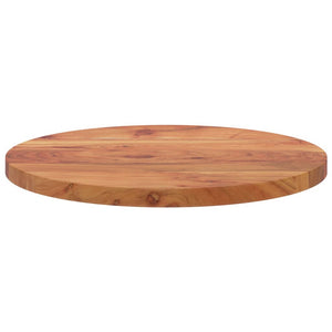 vidaXL Table Top Ø50x2.5 cm Round Solid Wood Acacia