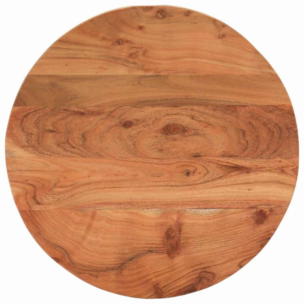 vidaXL Table Top Ø50x3.8 cm Round Solid Wood Acacia