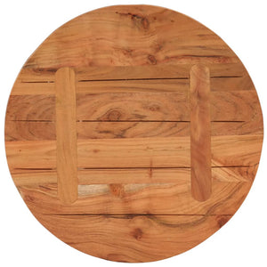 vidaXL Table Top Ø50x3.8 cm Round Solid Wood Acacia