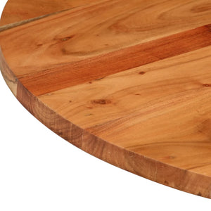 vidaXL Table Top Ø70x2.5 cm Round Solid Wood Acacia