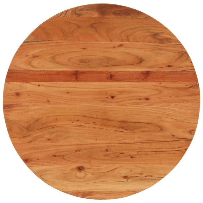 vidaXL Table Top Ø80x2.5 cm Round Solid Wood Acacia