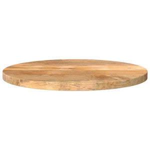 vidaXL Table Top Ø 60x2.5 cm Round Solid Wood Mango