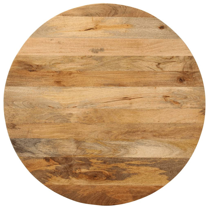 vidaXL Table Top Ø 70x3.8 cm Round Solid Wood Mango