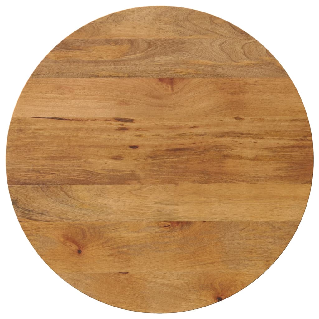 vidaXL Table Top Ø 70x2.5 cm Round Solid Wood Mango