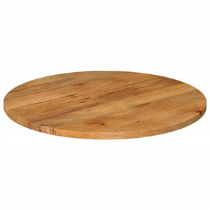 vidaXL Table Top Ø 70x2.5 cm Round Solid Wood Mango