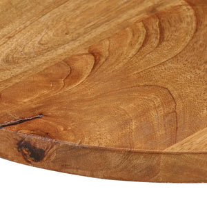 vidaXL Table Top Ø 70x2.5 cm Round Solid Wood Mango