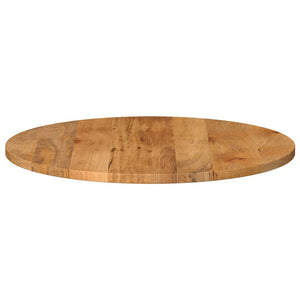 vidaXL Table Top Ø 80x2.5 cm Round Solid Wood Mango