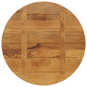 vidaXL Table Top Ø 80x2.5 cm Round Solid Wood Mango