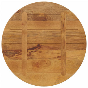 vidaXL Table Top Ø 80x3.8 cm Round Solid Wood Mango