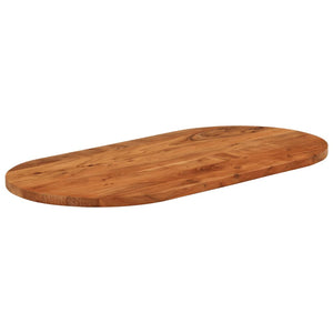 vidaXL Table Top 80x40x2.5 cm Oval Solid Wood Acacia