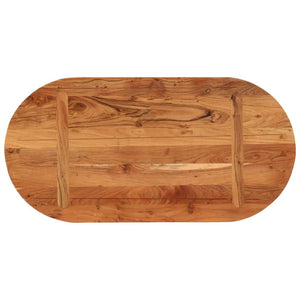 vidaXL Table Top 80x40x2.5 cm Oval Solid Wood Acacia