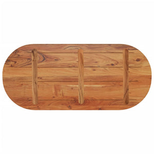 vidaXL Table Top 90x40x2.5 cm Oval Solid Wood Acacia