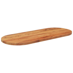 vidaXL Table Top 100x40x2.5 cm Oval Solid Wood Acacia