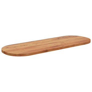 vidaXL Table Top 110x40x2.5 cm Oval Solid Wood Acacia