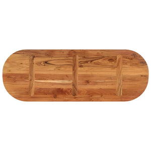 vidaXL Table Top 110x40x2.5 cm Oval Solid Wood Acacia