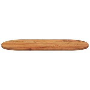 vidaXL Table Top 110x50x2.5 cm Oval Solid Wood Acacia