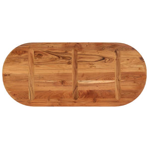 vidaXL Table Top 110x50x2.5 cm Oval Solid Wood Acacia