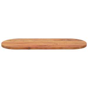 vidaXL Table Top 120x50x2.5 cm Oval Solid Wood Acacia