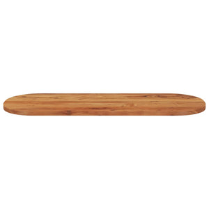 vidaXL Table Top 140x50x2.5 cm Oval Solid Wood Acacia