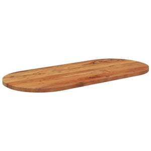 vidaXL Table Top 90x40x3.8 cm Oval Solid Wood Acacia