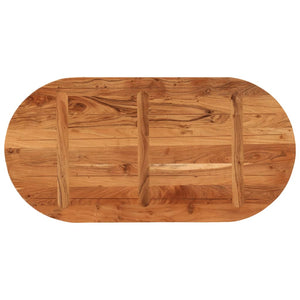 vidaXL Table Top 100x50x3.8 cm Oval Solid Wood Acacia