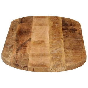 vidaXL Table Top 90x40x2.5 cm Oval Solid Wood Rough Mango