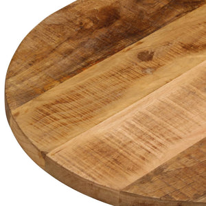 vidaXL Table Top 90x40x2.5 cm Oval Solid Wood Rough Mango