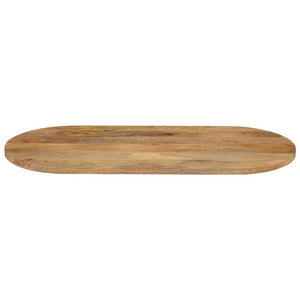 vidaXL Table Top 80x40x2.5 cm Oval Solid Wood Mango