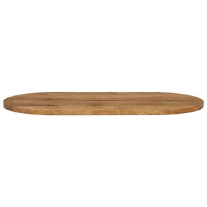 vidaXL Table Top 80x40x2.5 cm Oval Solid Wood Mango