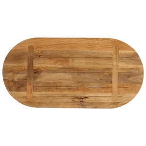 vidaXL Table Top 80x40x2.5 cm Oval Solid Wood Mango