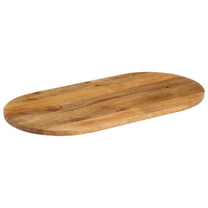 vidaXL Table Top 100x50x2.5 cm Oval Solid Wood Mango