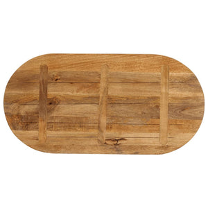 vidaXL Table Top 100x50x2.5 cm Oval Solid Wood Mango